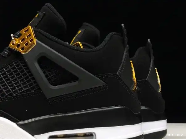 Rep Gold-White 4 Jordan Black 308497-032 Metallic Air Royalty 0322
